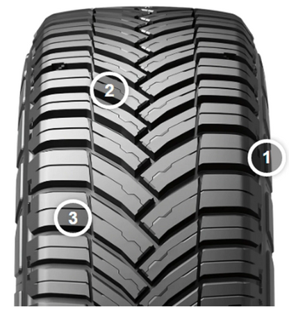 LLANTA  MICHELIN AGILIS CROSSCLIMATE LT 235/80R17 120/117R